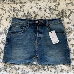 NEW denim skirt!